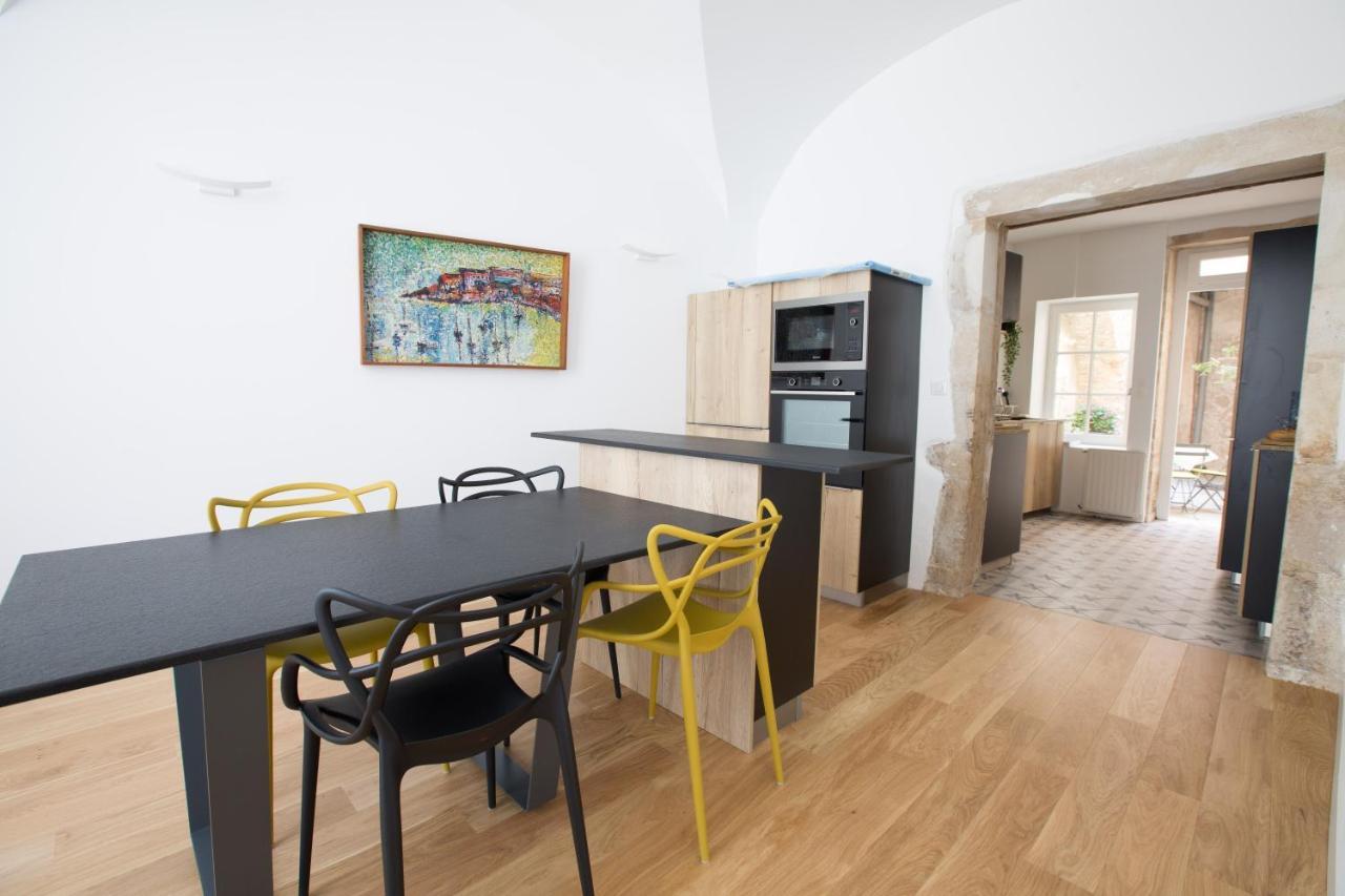 L'Aubertine - Appartement Hypercentre Avec Terrasse Бон Экстерьер фото