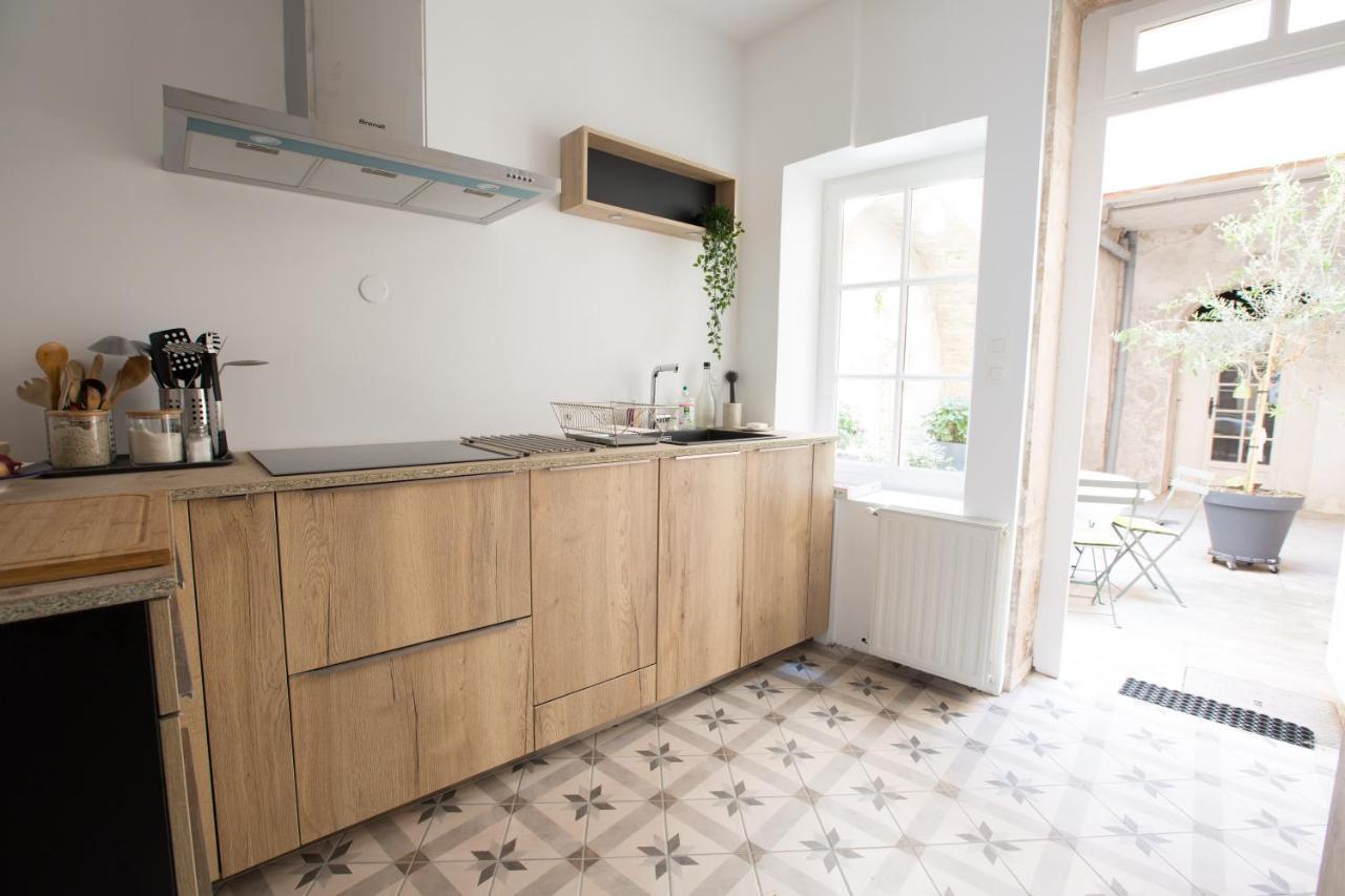 L'Aubertine - Appartement Hypercentre Avec Terrasse Бон Экстерьер фото